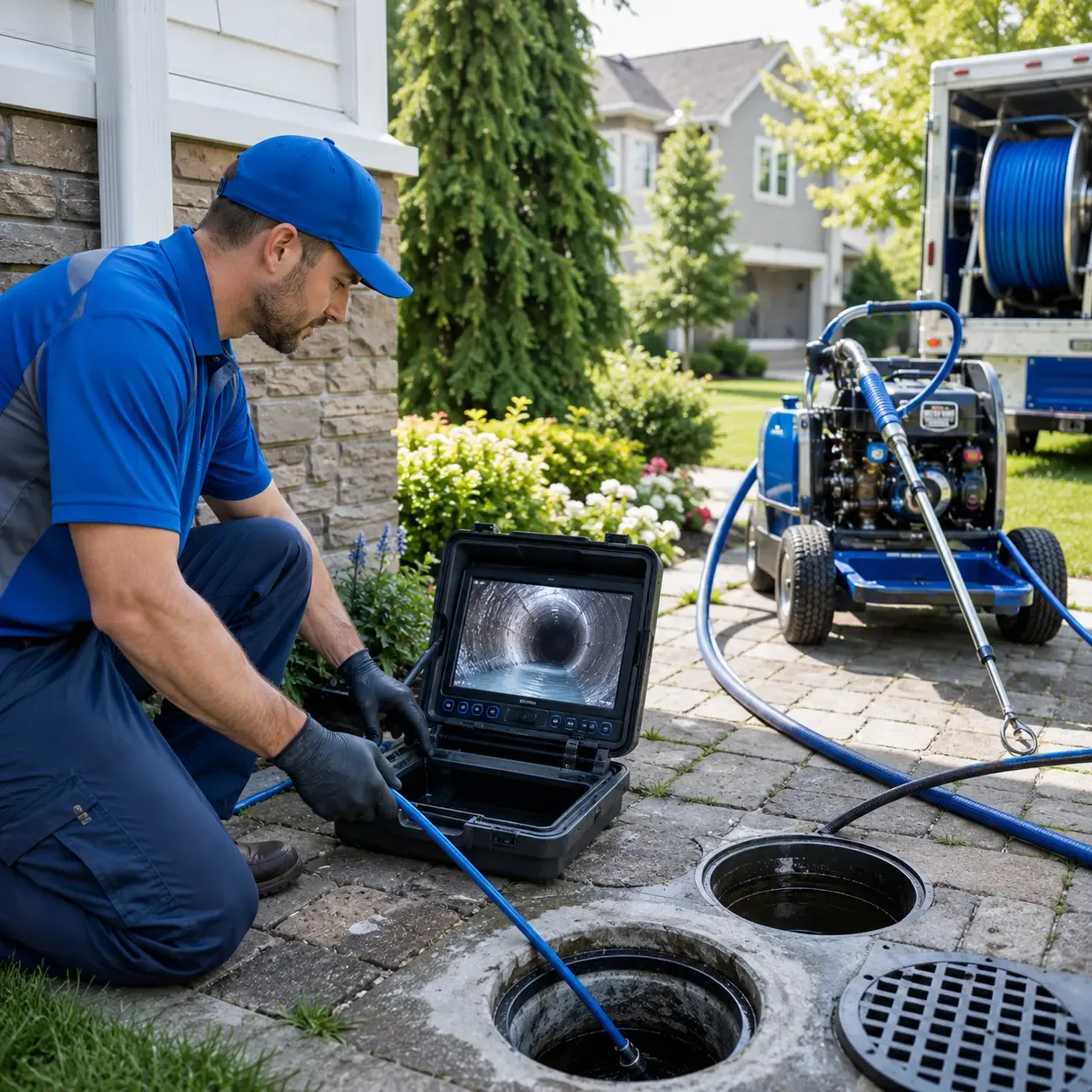 Outdoor drain cleaning professionals serving Snyder, TX